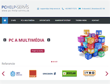 Tablet Screenshot of pc-help-servis.sk